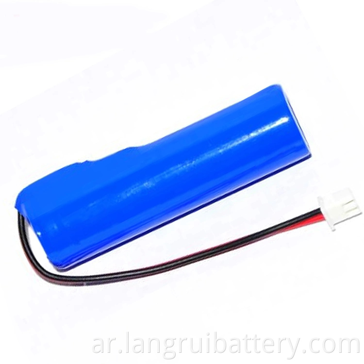 BIS المعتمد أسطواني 18650 3.7V 1200MAH بطارية الليثيوم لضوء LED